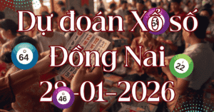Dự đoán xổ số Đồng Nai 28/01/2026