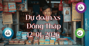 dự đoán xổ số Đồng Tháp 12/01/2026